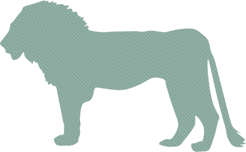 Lion silhouette
